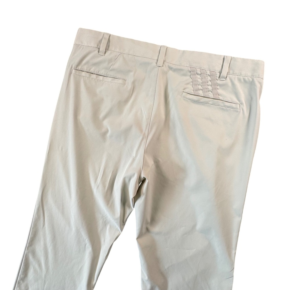 Adidas Golf Mens Performance‎ Chino Pants Beige Lightweight 36x31 Minimalist